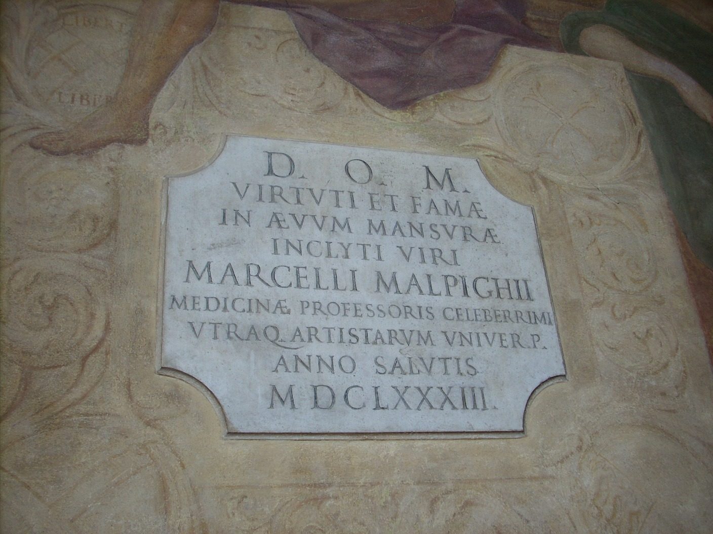 Marcello Malpighi's memorial, Palazzo dell'Archiginnasio, Bologna - 04.JPG